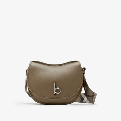 Small Rocking Horse Satchel in Brush/swamp - Men | Burberry® Official