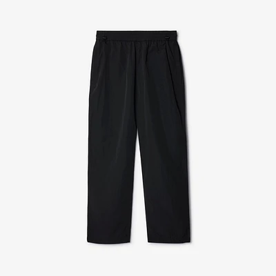 Nylon Trousers in Black - Men | Burberry® Official