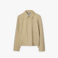Cotton Jacket in Beige - Women, Nylon, Technical | Burberry® Official