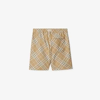 Check Shorts in Flax - Men | Burberry® Official