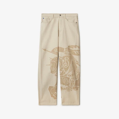 Regular Fit EKD Jeans in Rubble - Men | Burberry® Official