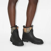 Rubber Marsh Stamp Low Boots​ in Black - Men | Burberry® Official