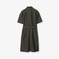 Check Cotton Shirt Dress in Snug - Women | Burberry® Official