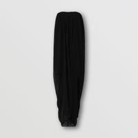 Strapless Silk Georgette Dress Black - Women | Burberry® Official