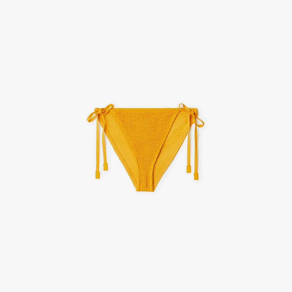 Bikini Briefs in Sunflower - Women, Cotton, Technical | Burberry® Official