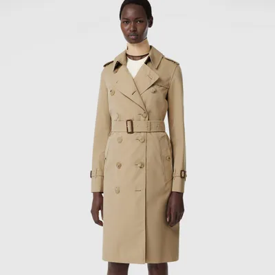 The Long Kensington Heritage Trench Coat Honey