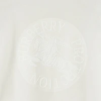 EKD Badge Cotton T-shirt in Chalk - Men | Burberry® Official