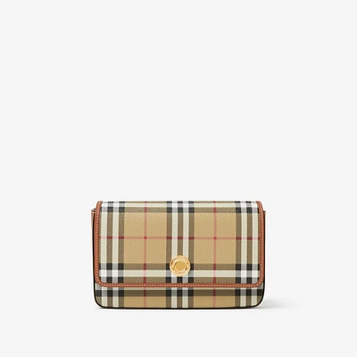 Hampshire Bag in Archive beige - Women, Vintage Check | Burberry® Official