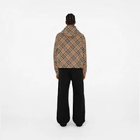 Reversible Check Jacket in Sand - Men | Burberry® Official