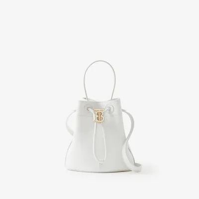 Mini TB Bucket Bag in Black - Women | Burberry® Official