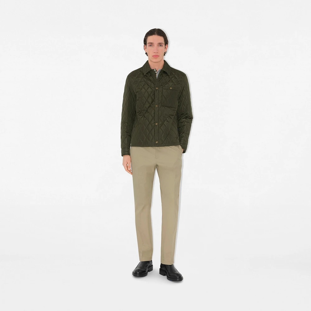 Cotton Chinos in Skylark - Men | Burberry® Official