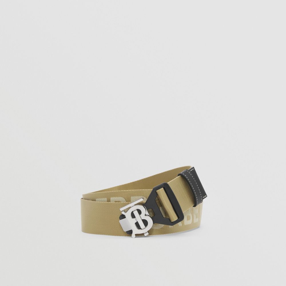 Burberry Burberry ICON STRIPE WEBBED JACQUARD TB Belt - Stylemyle