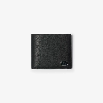 Cotswolds Bifold Coin Wallet in Black - Men, Leather | Burberry® Official