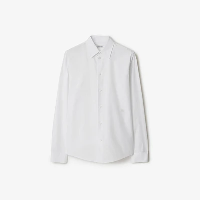 Cotton Formal Shirt in White - Men | Burberry® Official
