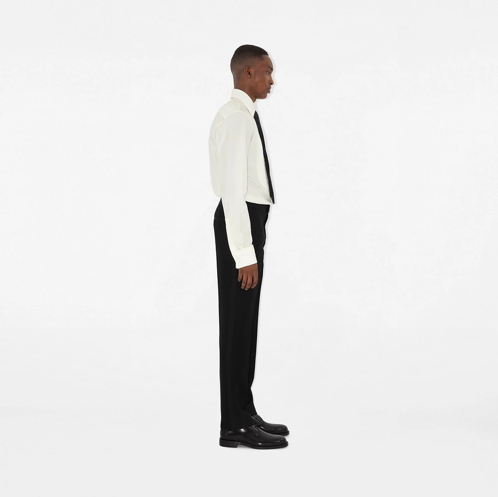Wool Tuxedo Trousers in Black - Men | Burberry® Official