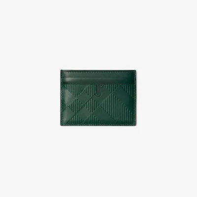 Check Card Case in Vine - Men | Burberry® Official