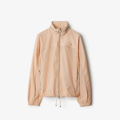 Nylon Cotton Jacket in Teacup - Women | Burberry® Official