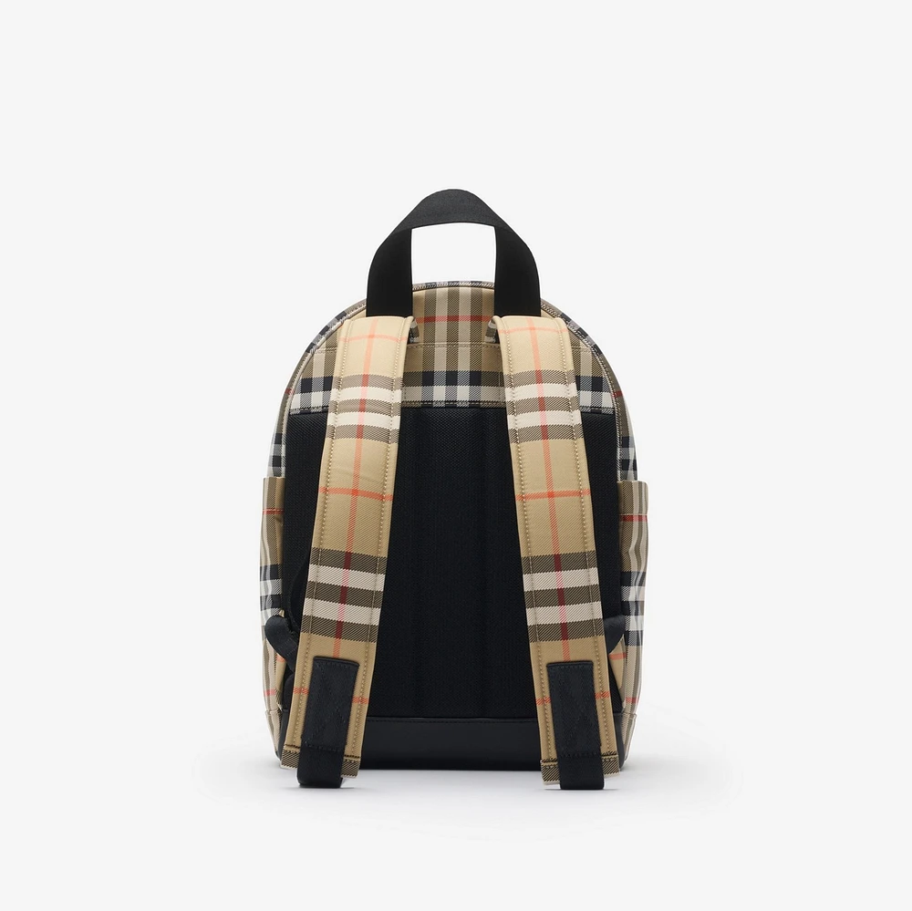 Check Backpack in Sand - Children | Burberry® Official