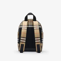 Check Backpack in Sand - Children | Burberry® Official