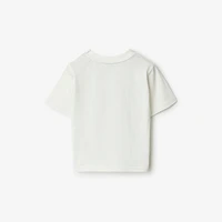 EKD Cotton T-shirt in Salt | Burberry® Official