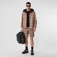 Reversible Vintage Check Hooded Jacket Archive Beige | Burberry® Official