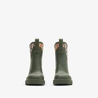 Rubber Marsh Stamp Heeled Low Boots​ in Loch - Women | Burberry® Official