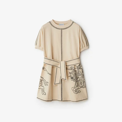 EKD Cotton Dress in Calico | Burberry® Official