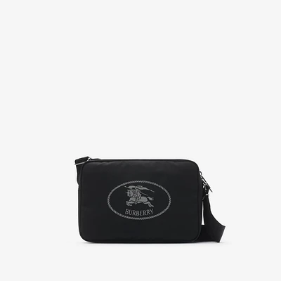 Orkney Crossbody Bag in Black - Men, Nylon, Technical | Burberry® Official