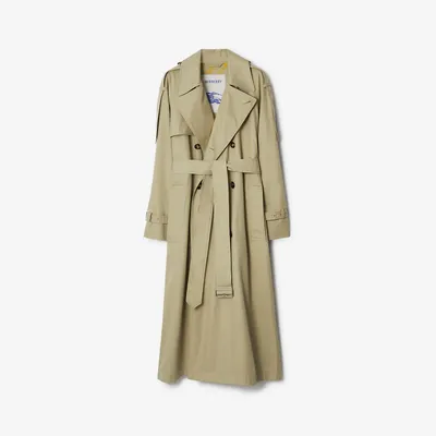 Long Castleford Trench Coat in Hunter - Women | Burberry® Official