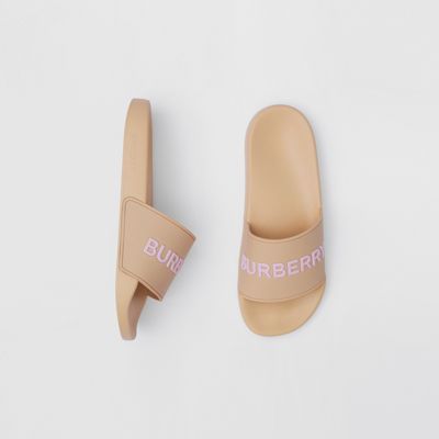 burberry sliders womens