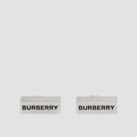 Engraved Palladium-plated Cufflinks in Vintage Steel - Men | Burberry® Official