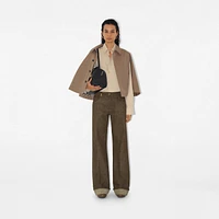 Cotton Blend Cape in Trail - Women, Tropical Gabardine | Burberry® Official