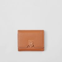 Grainy Leather TB Folding Wallet in Warm Russet Brown - Women | Burberry® Official