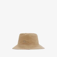 Reversible Gabardine Bucket Hat in Flax/sand - Men | Burberry® Official