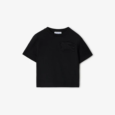 EKD Cotton T-shirt in Black | Burberry® Official