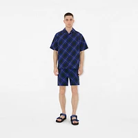 Check Trek Sandals in Bright navy - Men | Burberry® Official