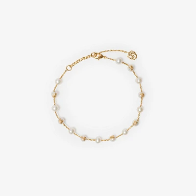 EKD Sphere Pearl Bracelet​ in Gold/pearl - Women | Burberry® Official