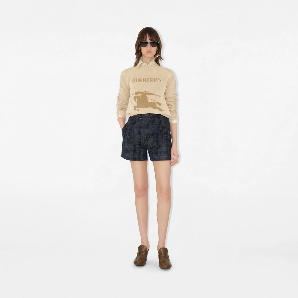 EKD Wool Cashmere Sweater in Nutmeg - Women | Burberry® Official