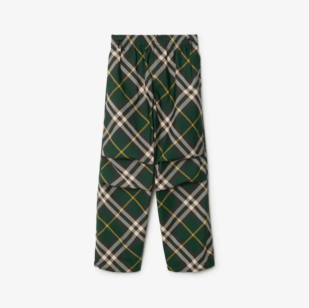 Check Trousers in Ivy - Men | Burberry® Official