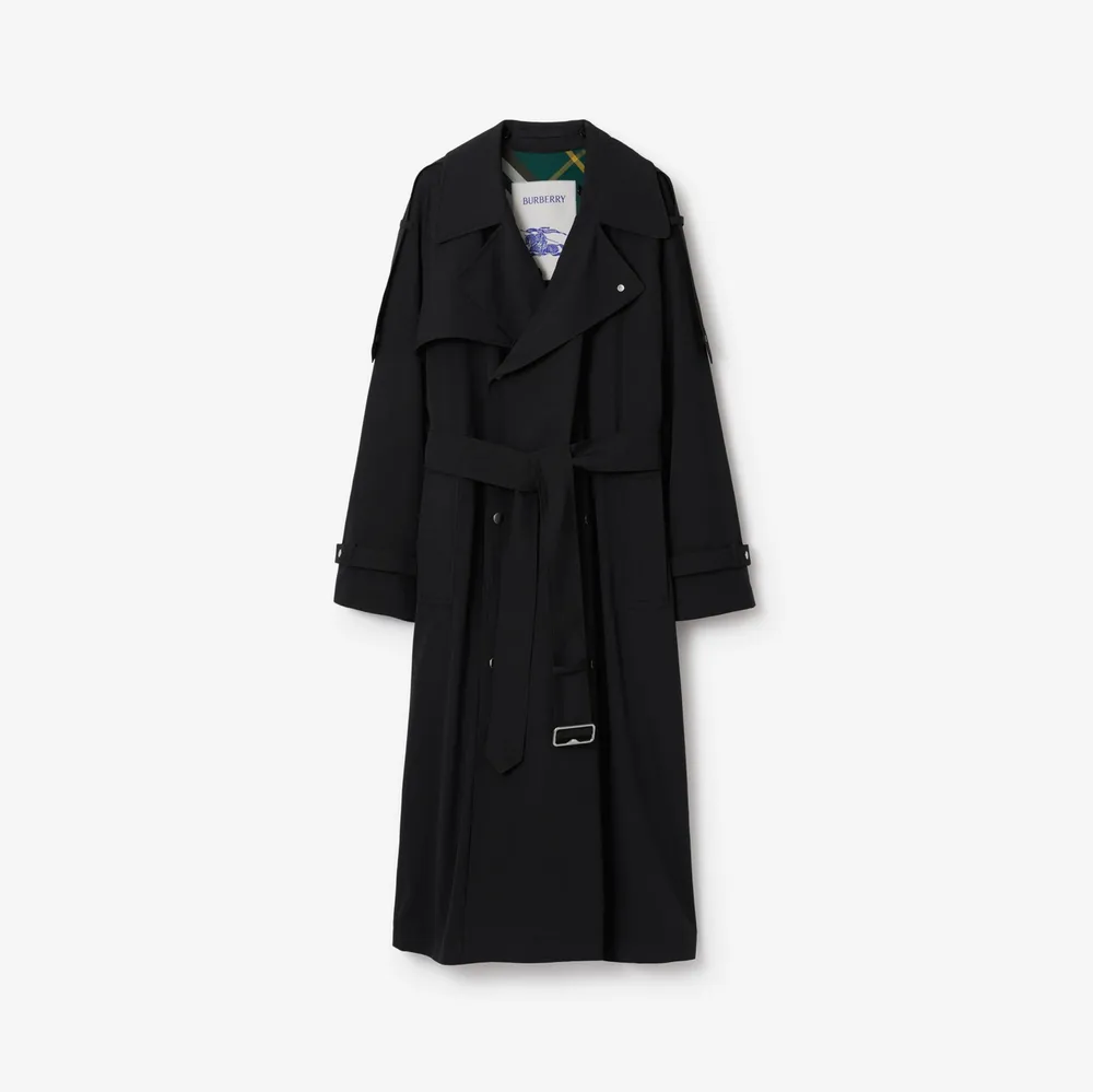 Long Kennington Trench Coat in Black - Women | Burberry® Official