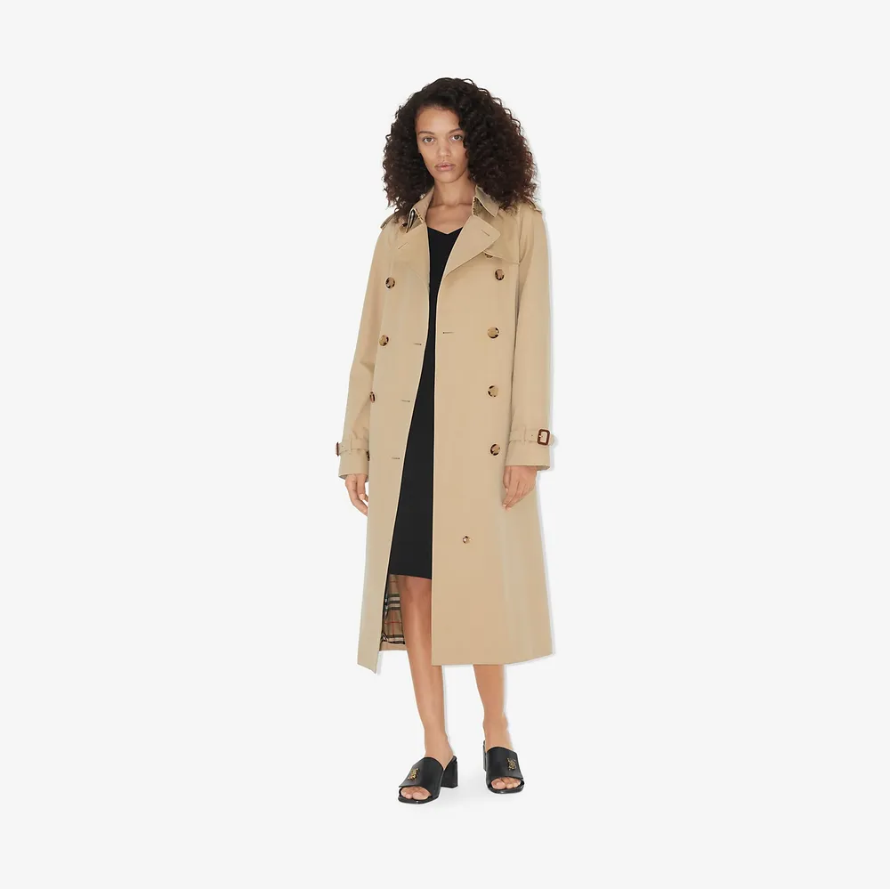 Long Trench Coat in Honey - Women