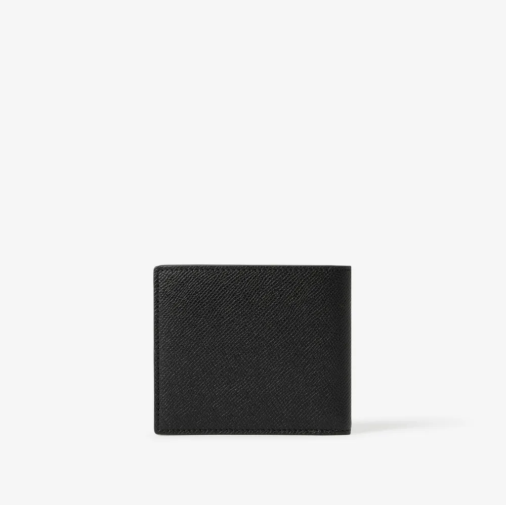 Burberry grainy leather TB bi-fold wallet