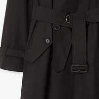 Mid-length Highgrove Gabardine Trench Coat in Cog - Men | Burberry® Official