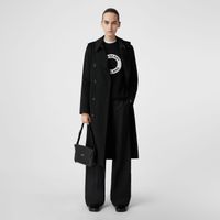 Cashmere Kensington Trench Coat Black - Women | Burberry® Official