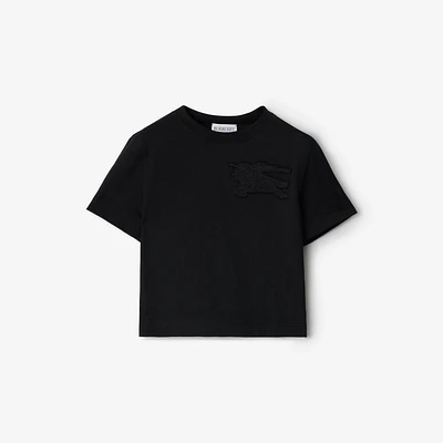 EKD Cotton T-shirt in Black | Burberry® Official