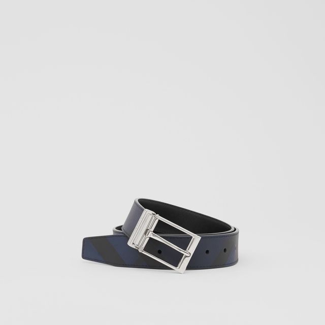 Burberry Horseferry Print Leather Belt Sepia Grey - Men, Burberry®  Official