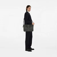 Ainsworth Briefcase in Charcoal grey - Men, Canvas | Burberry® Official