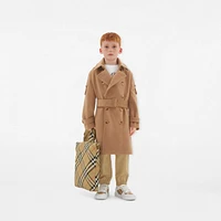 Check Tote in Sand - Children | Burberry® Official
