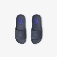 Embossed Check Dive Slides in Magnet - Men, Technical | Burberry® Official