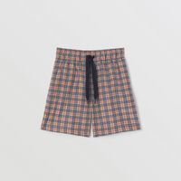 Check Swim Shorts Archive Beige | Burberry® Official